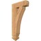 Ekena Millwork Thorton Arts & Crafts Smooth Bracket, Western Red Cedar, 3 1/2"W x 14"D x 26"H BKT04X14X26THR03SWR - alternate 1